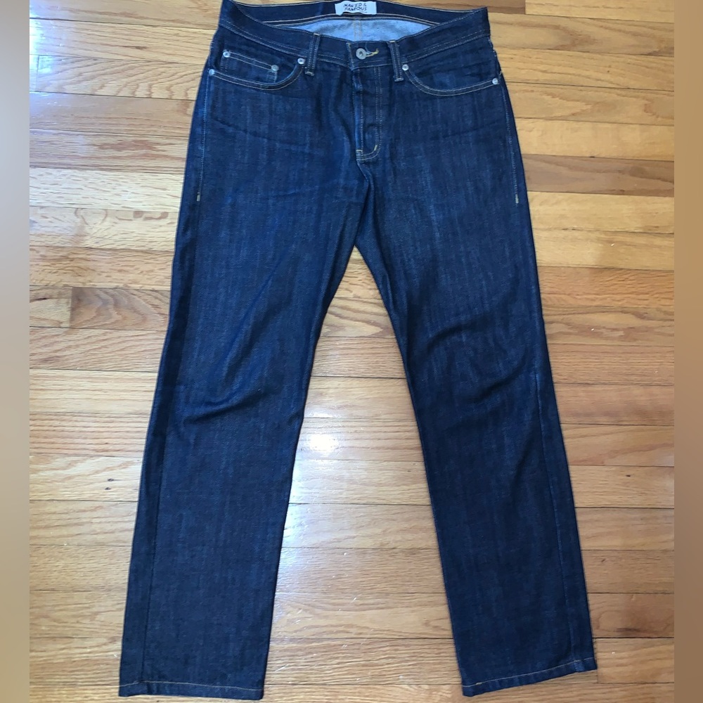 Naked & Famous Selvedge Weird Guy Dry Indigo Slub Jeans 31